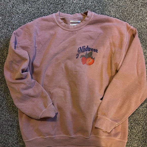 By Anthropologie Strawberry Sweatshirt - Picture 4 of 4